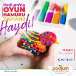 Podiumda oyun hamuru