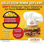 podium minik şefler
