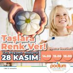 podium taş boyama