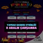 8 aralık carsamba yaprak baskisi etkinliği