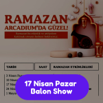Arcadium 17 Nisan