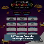 Metromall 28 Temmuz sulu boya calisması