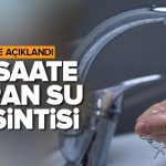 su kesintisi ankara