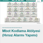 Millet Kütüphanesi 13 kasım hırsız alarmı yapımı atölyesi ücretsiz çocuk atölyesi etkinliği