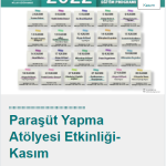 Millet Kütüphanesi 13 kasım paraşüt yapma atölyesi ücretsiz çocuk atölyesi etkinliği
