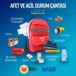 deprem çantası 1