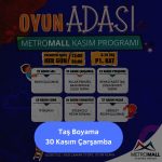 metromall avm 30 kasım taş boyama