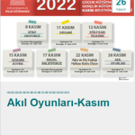millet kütüphanesi 26 kasım akıl oyunları