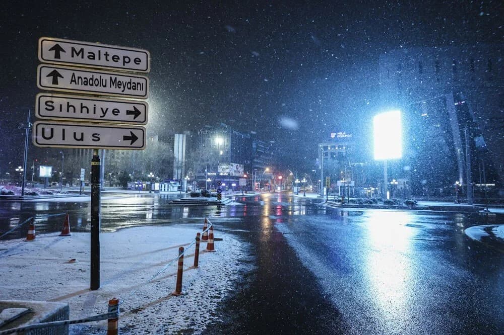 Ankarada Kar ve Don Uyarısı | 29 Mart 2023 Çarşamba ! 1 ankara kar