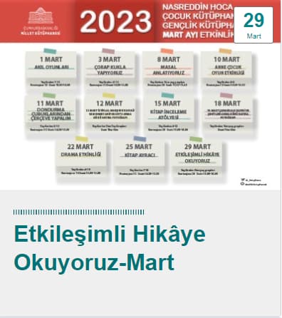 millet kutuphanesi 29 mart etkilesimli hikaye okuyoruz