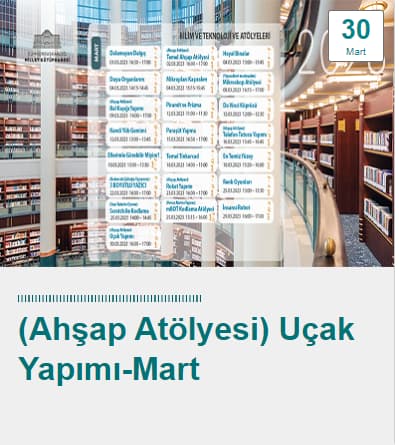 millet kutuphanesi 30 mart ahsap atolyesi ucak yapimi
