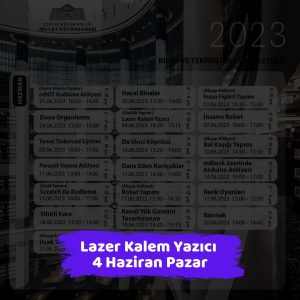 Ankara Büyükşehir Belediyesinden Yağış ve Sel Uyarısı 8 millet kutuphanesi 4 haziran Lazer Kalem Yazici