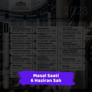 Ankara Büyükşehir Belediyesinden Yağış ve Sel Uyarısı 14 millet kutuphanesi 6 haziran Masal Saati