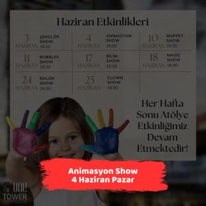 Ankara Büyükşehir Belediyesinden Yağış ve Sel Uyarısı 12 one tower avm 4 haziran Animasyon Show