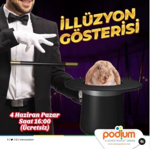 Ankara Büyükşehir Belediyesinden Yağış ve Sel Uyarısı 11 podium avm iluzyon gosterisi 1
