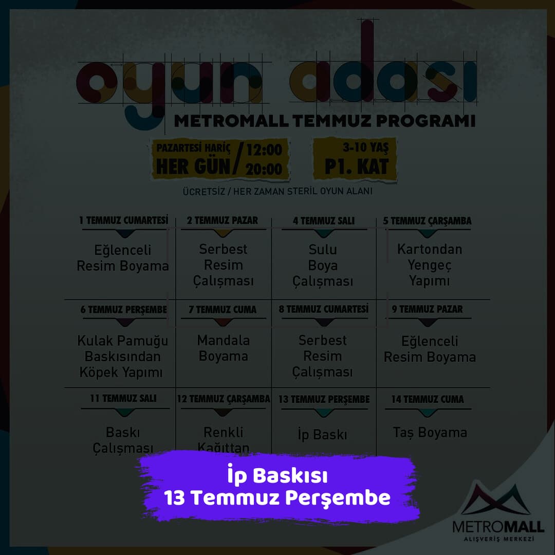 metromall avm 13 temmuz Ip Baskisi