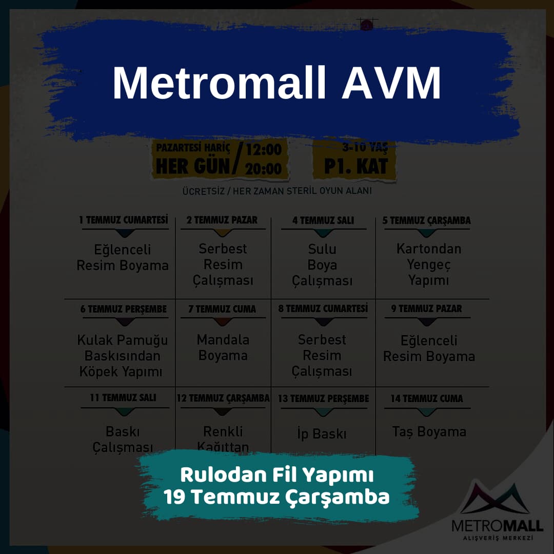 metromall avm 19 temmuz Rulodan Fil Yapimi