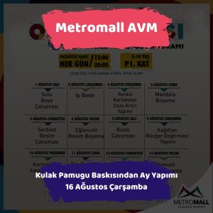 Ankara Valiliğinden Sıcak Hava Dalgası Uyarısı ! 6 Metromall avm 16 agustos Kulak Pamugu Baskisindan Ay Yapimi