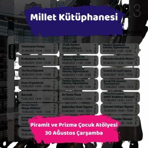 Teknofest Dolayısıyla Ankara'da 5 gün Trafiğe Kapatılacak Yollar 5 Millet Kutuphanesi 30 agustos Piramit ve Prizma Cocuk Atolyesi