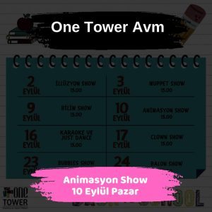 Askiden 24 Saatlik Su Kesintisi Uyarısı ! 11 one tower avm 10 eylul Animasyon Show