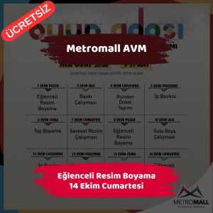 13 Ekim 2023 Cuma Günü Ankara'da Trafiğe Kapatılacak Yollar 6 metromall avm 14 ekim Eglenceli Resim Boyama