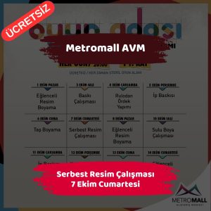 Ankara'da 8 Ekim 2023 Pazar Trafiğe Kapatılacak Yollar 2 metromall avm 7 ekim Serbest Resim Calismasi