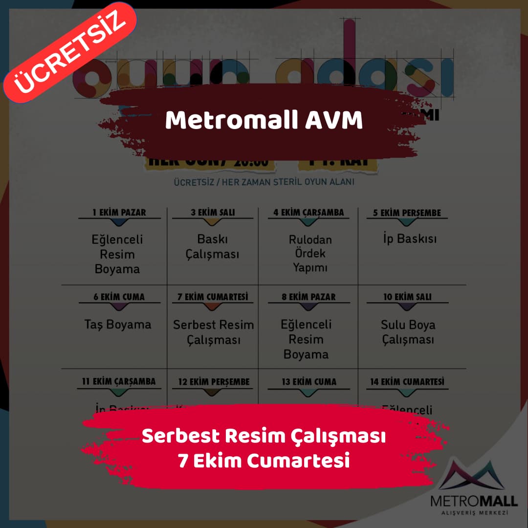 metromall avm 7 ekim Serbest Resim Calismasi