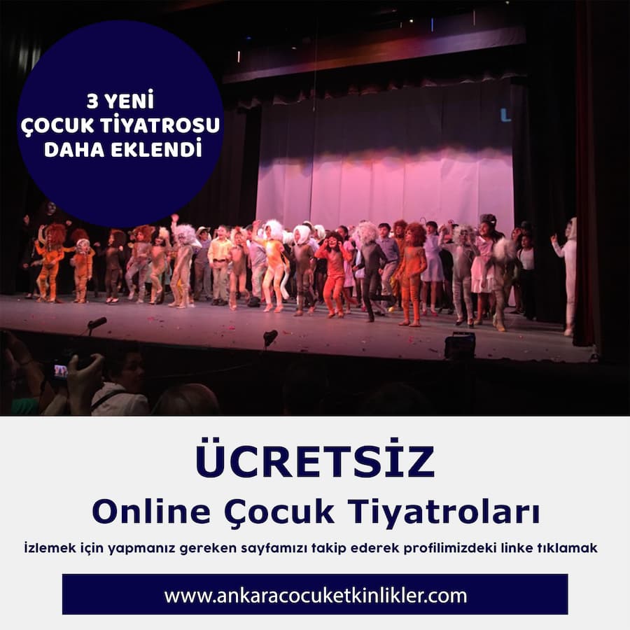 Ücretsiz Online Çocuk Tiyatroları - Ankara Çocuk 1 Ucretsiz tiyatro tanitim sablon v17