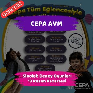 Başkentte Yağış ve Sel Alarmı - 13 Kasım 2023 4 cepa avm 13 kasim Sinolab Deney Oyunlari