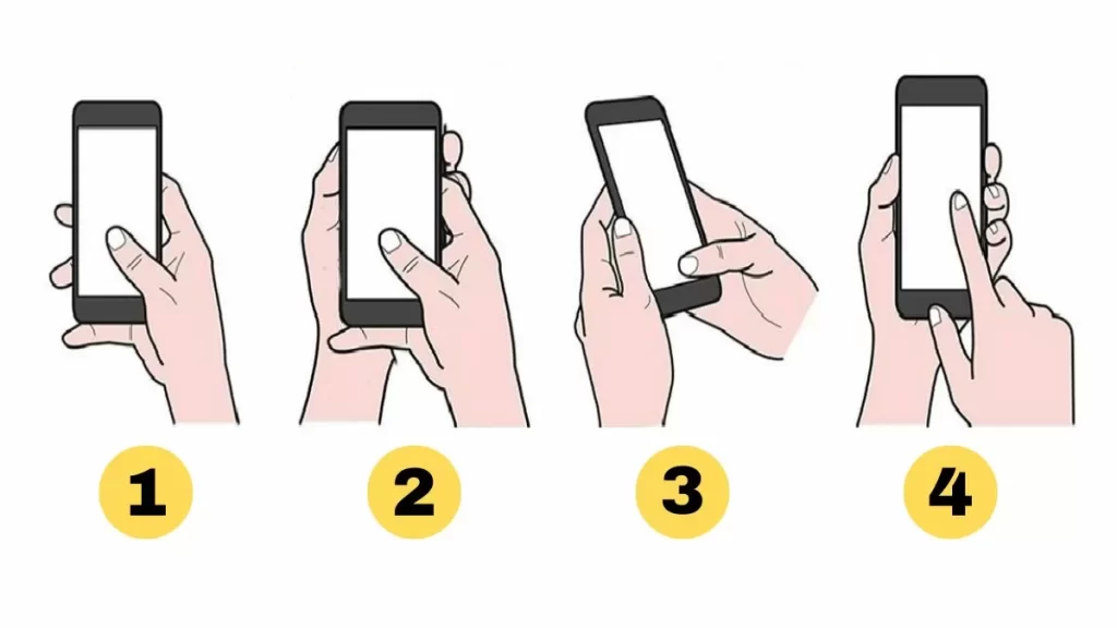 Kişilik Testi - Telefonunuzu Tutma Şekliniz Gizli Kişilik Özelliklerinizi Ortaya Çıkarıyor 1 telefon tutma testi 0