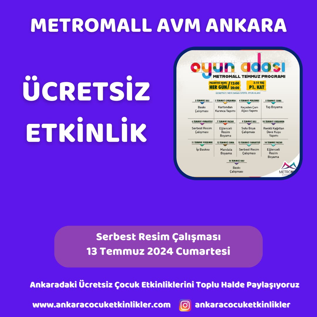 metromall avm 13 temmuz Serbest Resim Calismasi