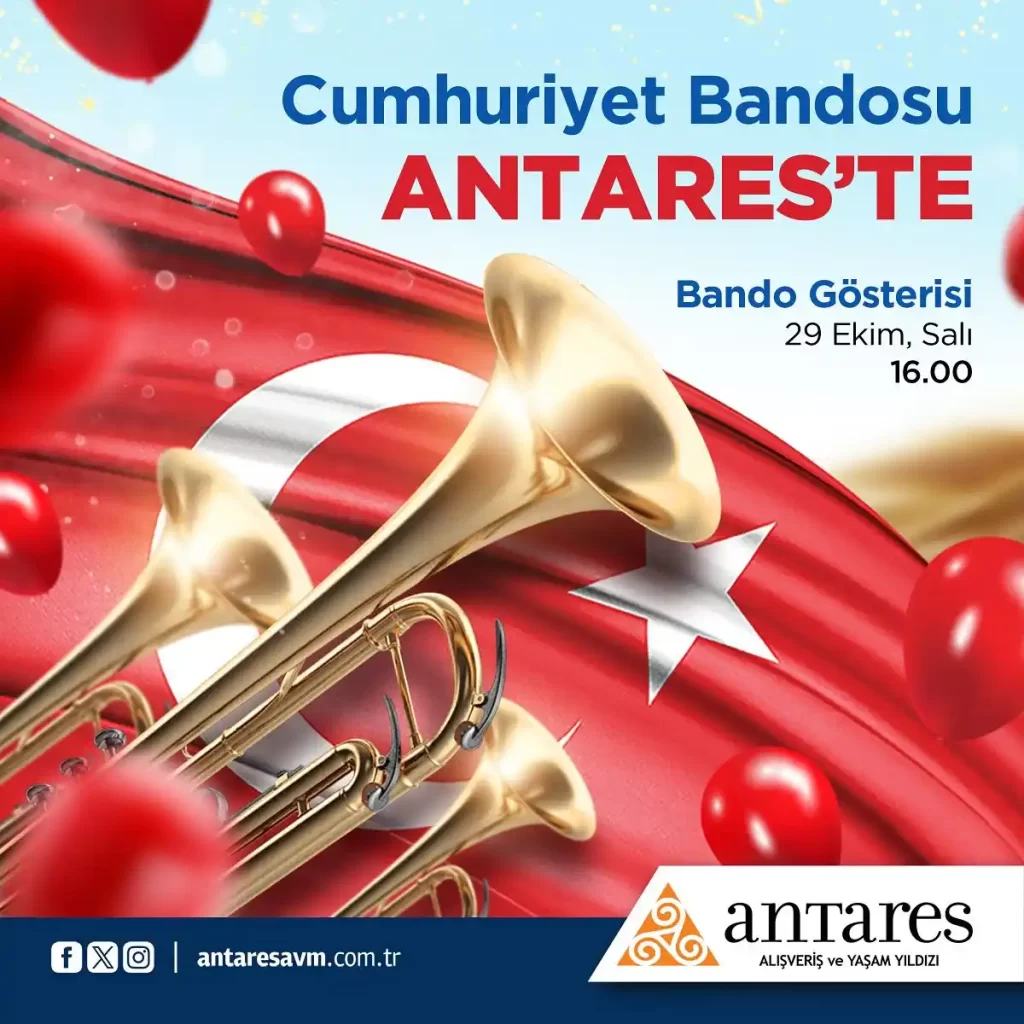 Ankara'da 29 Ekim Cumhuriyet Bayramı Etkinlikleri 2024 1 antares avm 29 ekim