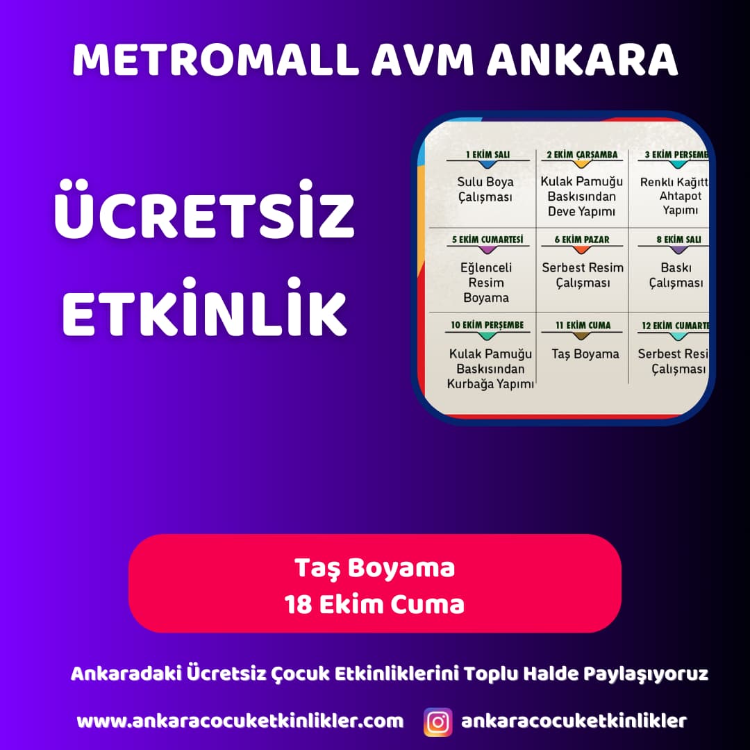 metromall avm 18 ekim tas boyama
