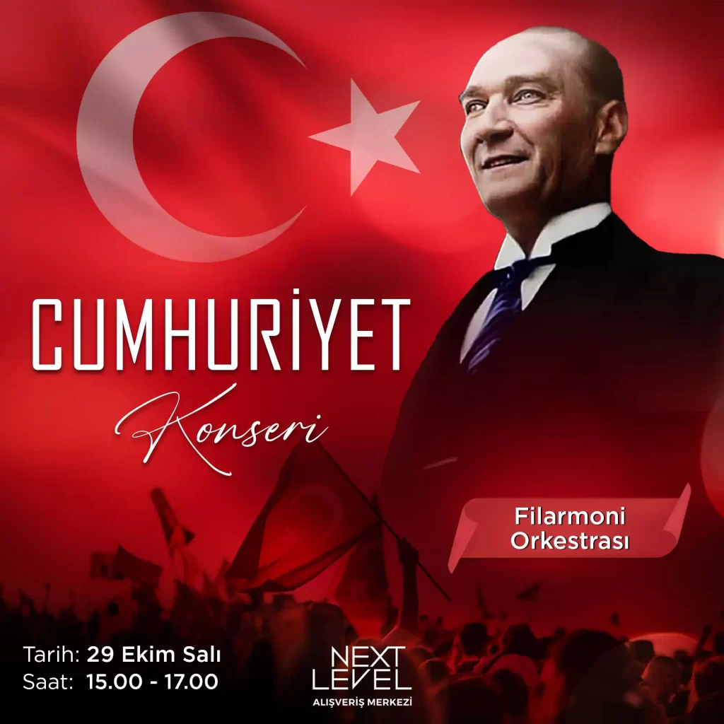 Ankara'da 29 Ekim Cumhuriyet Bayramı Etkinlikleri 2024 1 next level avm 29 ekim