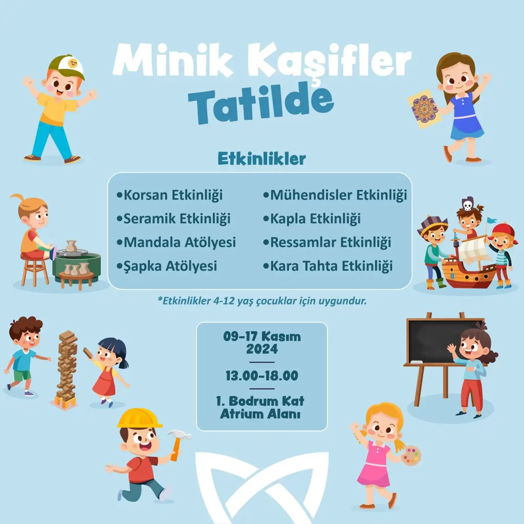 Ankara Kentpark AVM’de Minik Kaşifler için Ücretsiz Ara Tatil Etkinlikleri 1 kentpark avm ara tatil