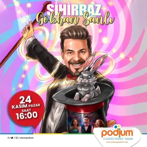 Ücretsiz Sihirbaz Gösterisi - 24 Kasım | Podium AVM Ankara 1 podium avm 24 kasim sihirbaz show