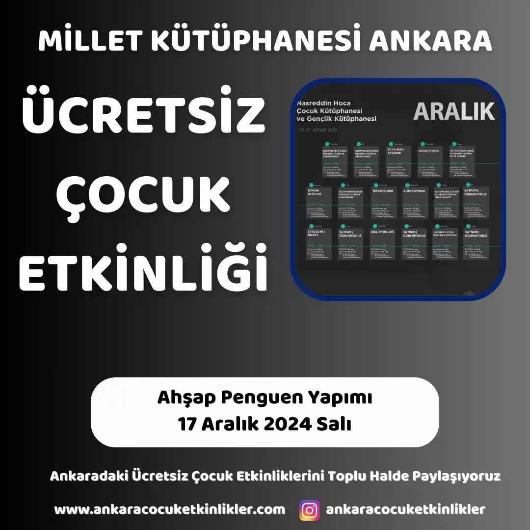 millet kutuphanesi 17 aralik Ahsap Penguen Yapimi