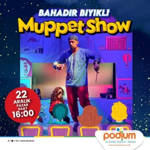 Ücretsiz Muppet Show - 22 Aralık | Podium AVM Ankara 1 podium avm 22 aralik muppet show