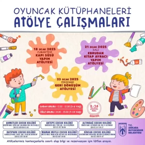 Ara Tatilde Ücretsiz Çocuk Atölyeleri - Ankara Büyükşehir Belediyesi 1 ankara buyuksehir belediyesi ucretsiz cocuk atolyeleri