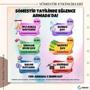Ankara Ara Tatil Ücretsiz Çocuk Etkinlikleri Rehberi 2025 6 armada avm