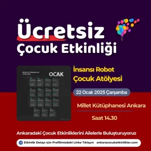 millet kutuphanesi 22 ocak Insansi Robot