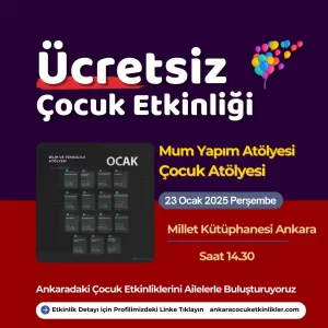 millet kutuphanesi 23 ocak Mum Yapim Atolyesi
