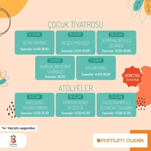 Ankara Ara Tatil Ücretsiz Çocuk Etkinlikleri Rehberi 2025 1 optium outlet avm
