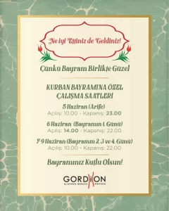 Ankara AVM'ler Bayramda Açılış Kapanış Saatleri - 2025 1 gordion life avm