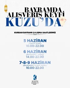 Ankara AVM'ler Bayramda Açılış Kapanış Saatleri - 2025 8 kuzu effect avm