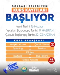 Gölbaşı'nda Yaz Kursları Başladı - Gölbaşı Belediyesi 1 golbasi belediyesi yaz kurslari 1
