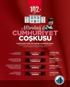 Altındağ’da Cumhuriyet Coşkusu | 24–31 Ekim 2025 1 Altindag belediyesi 29 ekim