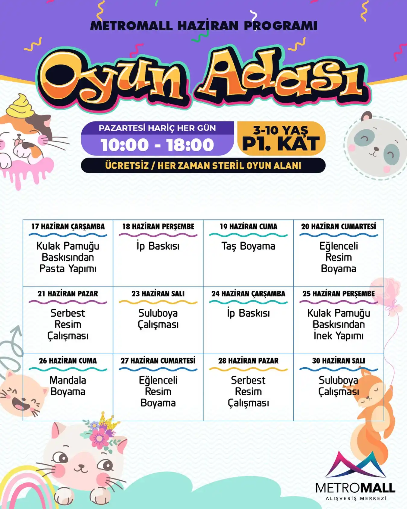 metromall avm haziran 1