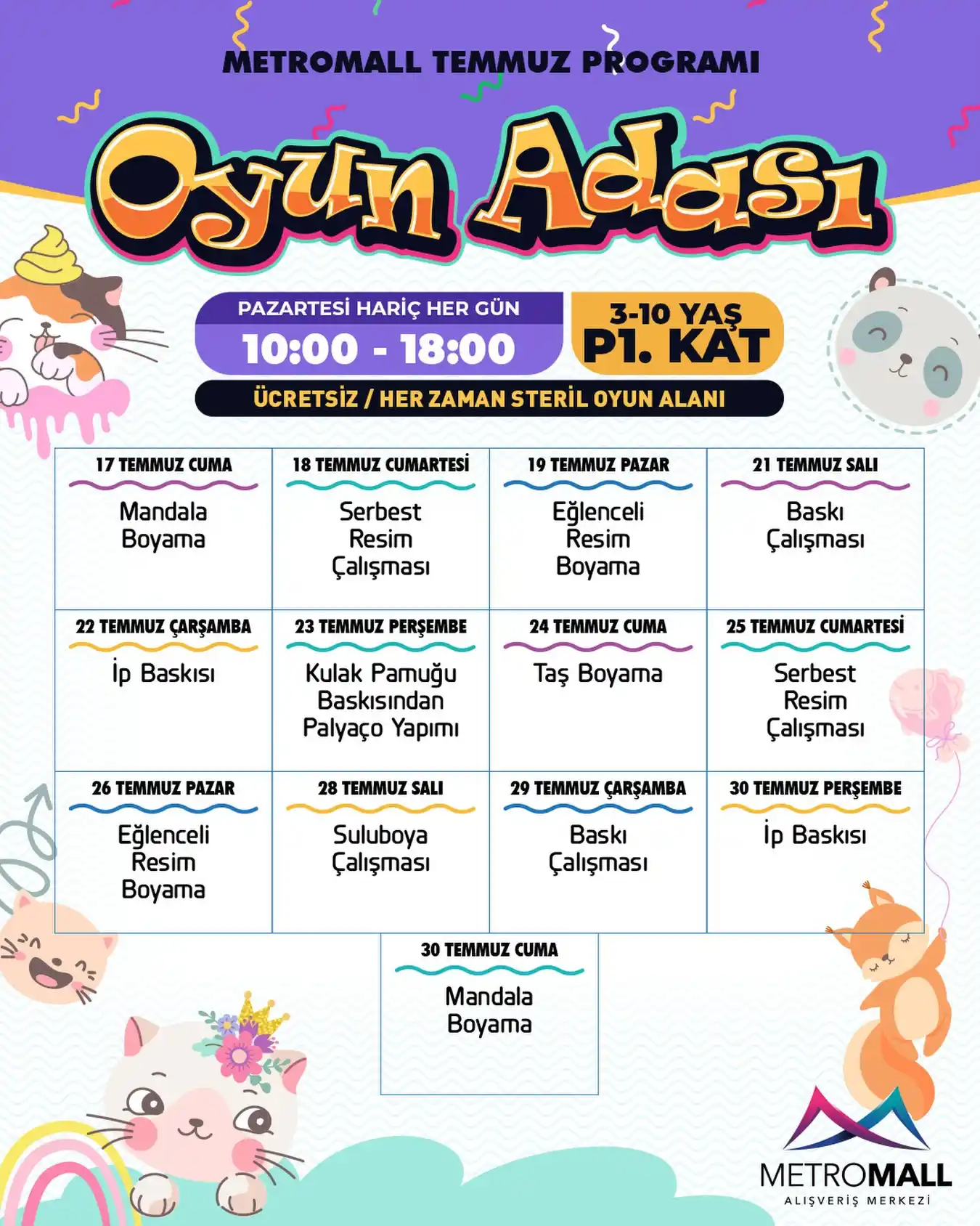 metromall avm temmuz