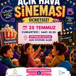 Ücretsiz Ankara Açık Hava Çocuk Sineması - 25 Temmuz 90 optimum outlet acik hava sinemasi